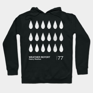 Heavy Weather / Minimalist Graphic Artwork Fan Design Hoodie